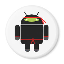 Android Ninja Refrigerator Magnet