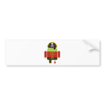 Android Pirate - Andy Bumper Stickers
