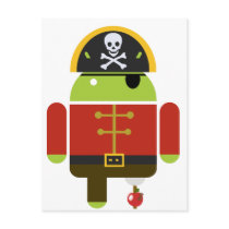 Android Pirate - Andy Post Cards