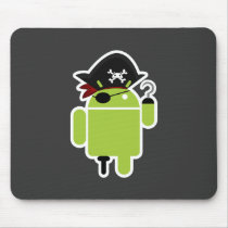 Android Pirate Mouse Pads