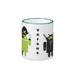 Android Pirate versus Ninja Mug