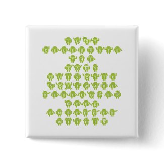 Android Software Developer Saying (Upper Case) button