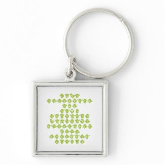 Android Software Developer Saying (Upper Case) keychain