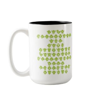 Android Software Developer Saying (Upper Case) mug