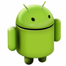 Android supporter cut out