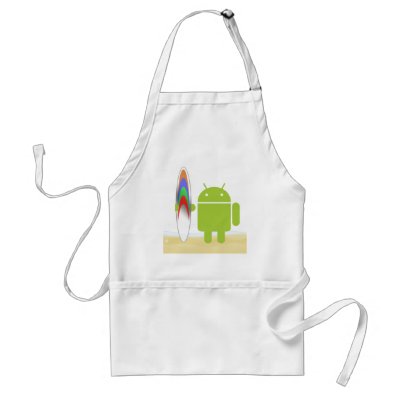 Android Surfer Aprons by linckraker