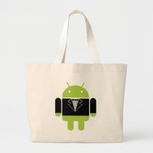 Android Tux Tote Bags