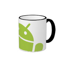 Android Waving Coffee Mug