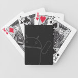 Android Waving Playing Cards