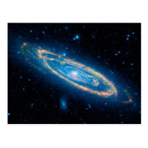 Andromeda Galaxy Postcard