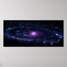 Andromeda in Ultraviolet Print