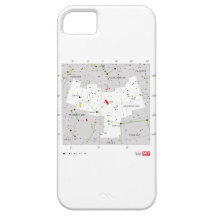 Andromeda Star System Constellation Chart iPhone 5 Covers