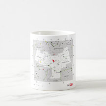 Andromeda Star System Constellation Chart Mugs