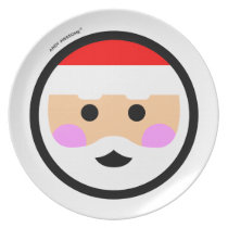 Andy Awesome® "Happy Santa" plate plates
