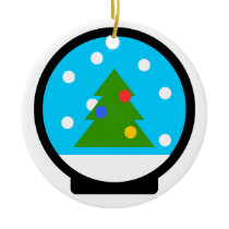 Andy Awesome® Xmas Ornaments "Snow Globe" ornaments