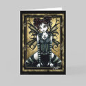 "Andy" Flirty Fairy Greeting Card by mykajelina "Andy" Flirty Fairy Greeting Card