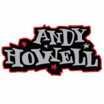 Andy Howell - Gray Acrylic Cut Outs