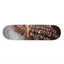art, artsprojekt, skateboarding, skate culture, graffiti, underground, hip hop, fine art, mixed media, andy howell, skateboards, custom, andy howell postcards, andy howell postage, andy howell stamps, andy howell mugs, andy howell shoes, andy howell calenders, andy howell bags, andy howell buttons, andy howell hats, andy howell mousepads, andy howell stickers, andy howell posters, andyhowell.com, intoxicating, fear, passion, element skateboards, the history of skateboard art, pro skateboarder, new deal skateboards, giant di, Skateboard with custom graphic design