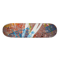 art, artsprojekt, skateboarding, skate culture, graffiti, underground, hip hop, fine art, mixed media, andy howell, skateboards, custom, andy howell postcards, andy howell postage, andy howell stamps, andy howell mugs, andy howell shoes, andy howell calenders, andy howell bags, andy howell buttons, andy howell hats, andy howell mousepads, andy howell stickers, andy howell posters, andyhowell.com, intoxicating, fear, passion, element skateboards, the history of skateboard art, pro skateboarder, new deal skateboards, giant di, Skateboard with custom graphic design