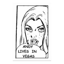 Andy Lives In Vegas posters
