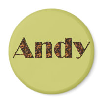 Andy Name-Branded Gift Item Refrigerator Magnets