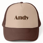 Andy Name-Branded Personalised Fashion Hat