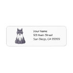 Andy Rooney Schnauzer Return Address Label