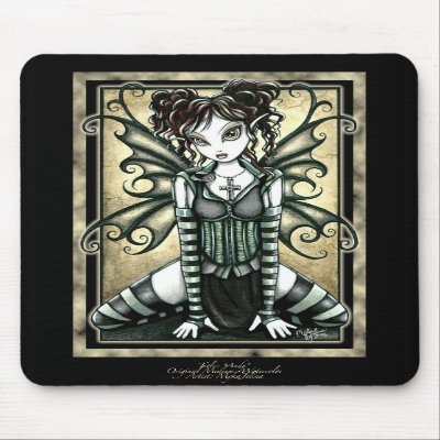 Andy Sassy Fairy Mousepad by mykajelina