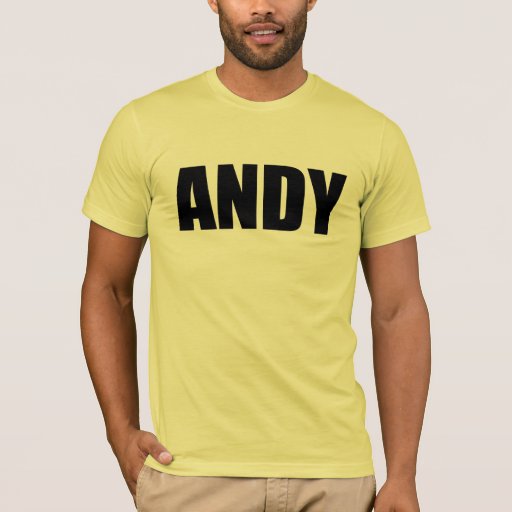 Andy TShirt Zazzle