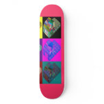 Andy Warlong-Haul CabOver Space Truckers From Mars Skate Board Deck