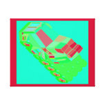 Andy Warlong-Haul Space Truckin Conventional Cabs Stretched Canvas Print