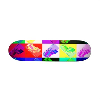 Andy Warlong-Haul Space Truckin Conventional Cabs Skateboard by MJ12club