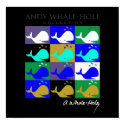 Andy Whale-Hole™_12 panel inverted color poster posters by Artful_Animalz Andy Whale-Hole™_12 panel inverted color poster posters