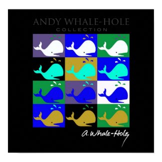 Andy Whale-Hole™_12 panel inverted color poster print