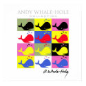 Andy Whale-Hole™_12 panel poster/print by Artful_Animalz Andy Whale-Hole™_12 panel poster/print