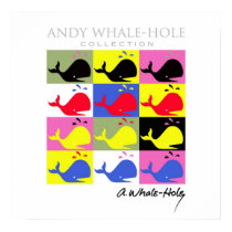 Andy Whale-Hole™_12 panel poster/print by Artful_Animalz Andy Whale-Hole™_12 panel poster/print