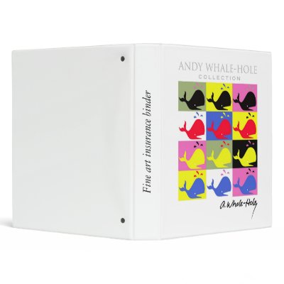 Andy Whale Hole™ Collection Binders by Artful_Animalz