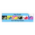 Andy Whale-Hole™_"Get off my fluke!" bumper stickers by Artful_Animalz Andy Whale-Hole™_"Get off my fluke!" bumper stickers