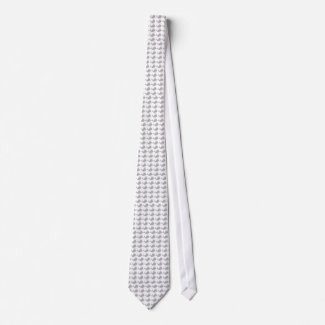 Andy Whale-Hole™_grey on white fashion tie