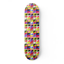 Andy Whale-Hole™_Lots o' whales pattern Custom Skate Board