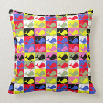 Andy Whale-Hole™ pattern_Lots o' little whales 2 pillows