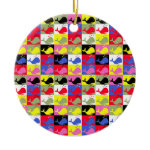 Andy Whale-Hole™ pattern_Lots o' little whales ornament