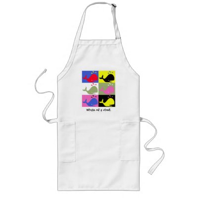 Andy Whale-Hole™_"Whale of a Chef" Apron by Artful_Animalz