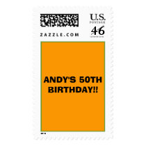 ANDY'S 50TH BIRTHDAY!! STAMPS