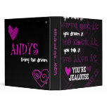 Andy's dream binder
