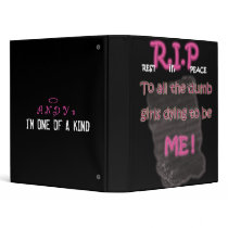Andy's R.I.P binder