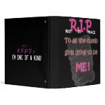 Andy's R.I.P binder