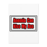 Anemia Can Kiss My Ass Post Cards