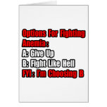Anemia Fighting Options Cards