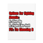 Anemia Fighting Options Post Cards